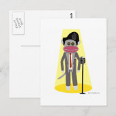 Crooner Monkey Briefkaart (Voorkant / Achterkant)