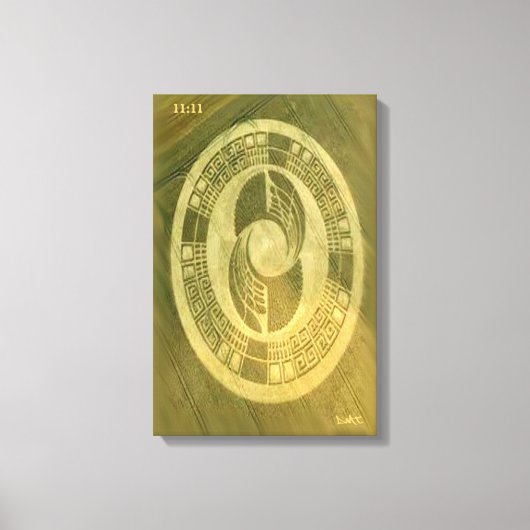 CROP CIRCLE CANVAS DMT SPIRITUEEL GRAFFITI (Voorkant)