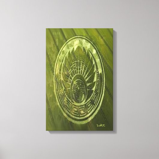 CROP CIRCLE CANVAS DMT SPIRITUEEL GRAFFITI (Voorkant)