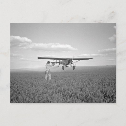 Crop Duster, 1938 Briefkaart (Voorkant)