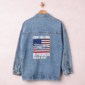 Crop Duster American Crop Dusting in Progress Plea Denim Jacket (Hangar)