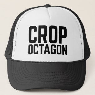 CROP OCTAGON leuke slogan-trucker hoed Trucker Pet