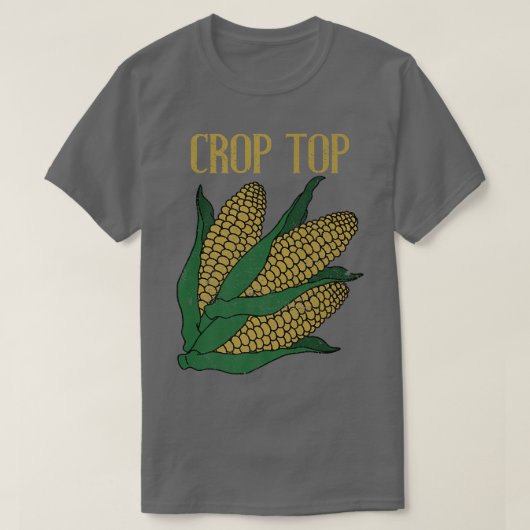 Crop Top Corn Funny Farmer Cool  Verhard (Design voorkant)