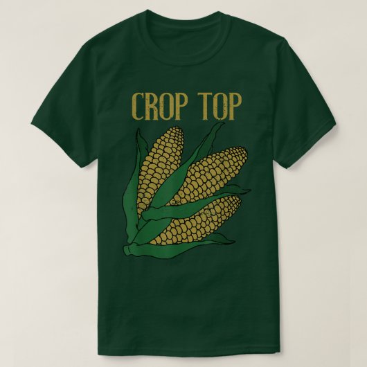 Crop Top Corn Funny Farmer Cool  Verhard (Design voorkant)
