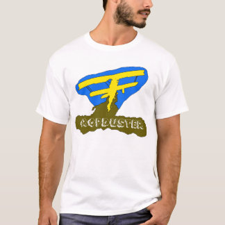 cropduster blauw t-shirt