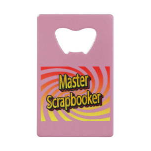 Cropper Scrapbook Crafter Kredietkaart Flessenopener