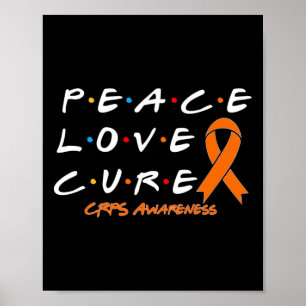 Crops Bewustzijn Vrede Liefde Cure Poster