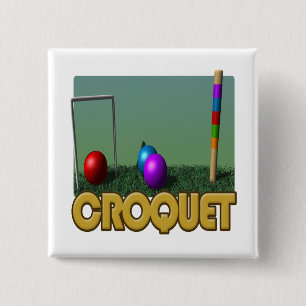 Croquet 5 vierkante button 5,1 cm