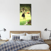 Croquet, c.1878 canvas afdruk (Insitu (Slaapkamer))