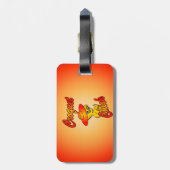 Croquet Chick #5 Bagagelabel (Achterkant verticaal)