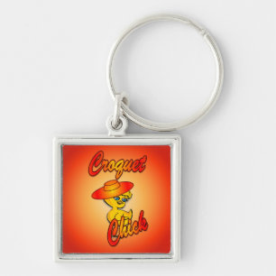 Croquet Chick #5 Sleutelhanger