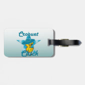 Croquet Chick #7 Bagagelabel (Achterkant horizontaal)