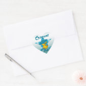 Croquet Chick 7 Hart Sticker (Envelop)