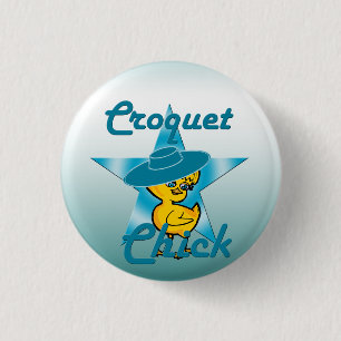Croquet Chick 7 Ronde Button 3,2 Cm