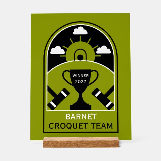 Croquet de pelouse (Recto)
