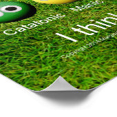 Croquet-emoties Poster (Hoek)