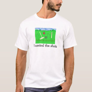 Croquet I controleert de Shots T-shirt