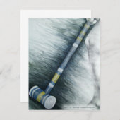 Croquet Invitation Kaart (Voorkant / Achterkant)