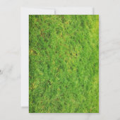 Croquet Jardin Jeu pelouse Anniversaire Invitation (Dos)