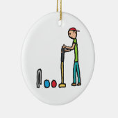 Croquet Keramisch Ornament (Rechts)