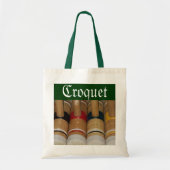 Croquet Mallets Canvas tas (Voorkant)