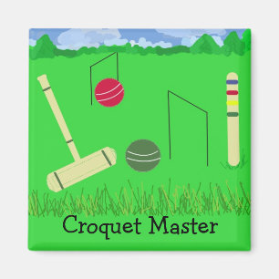 Croquet Meester Magneet