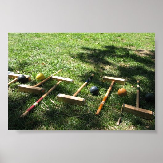 Croquet Poster (Voorkant)