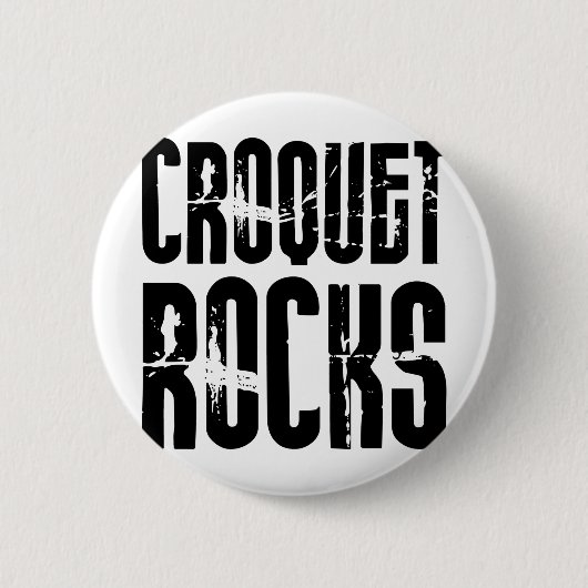 Croquet Rocks Ronde Button 5,7 Cm (Voorkant)