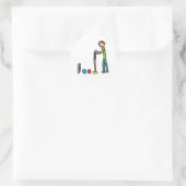Croquet Ronde Sticker (Tas)