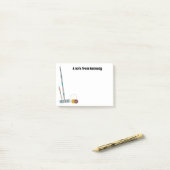 Croquet Set, Lawn Games, aangepast Post-it® Notes (Op bureau)