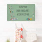 Croquet set, Yard Game Custom Party Spandoek (Insitu)