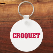 Croquet Sleutelhanger (Voorkant)