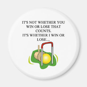 CROQUET-speler Magneet