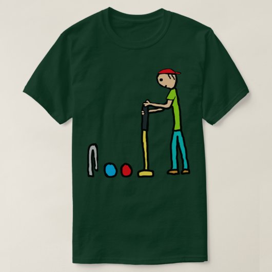Croquet T-shirt (Design voorkant)