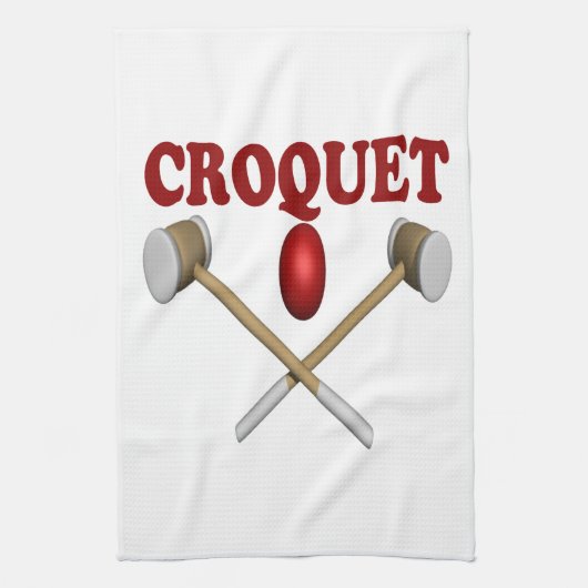 Croquet Theedoek (Verticaal)
