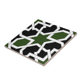 Croquis 09 de carreau de la géométrie verte et (Côté)