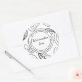 Croquis à la confiture de pastèque étiquette moder (Enveloppe)