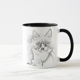 Croquis Cat 13, Mug Ringer