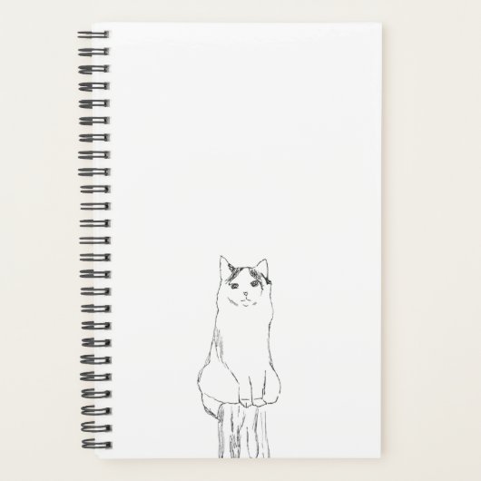 Croquis de chat mignon moderne (Devant)