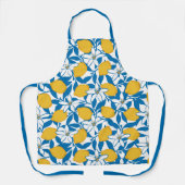 Croquis de citron floral à la main - tablier (Recto)