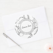 Croquis de confiture de citron étiquette moderne (Enveloppe)