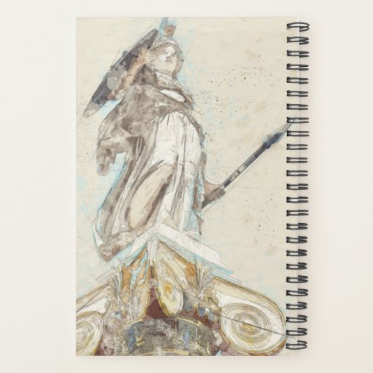 Croquis de la statue d'Athéna (Dos)