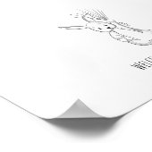 Croquis de lapin Empreinte Livre d'or (Coin)