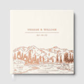 Croquis de montagne | Mariage rustique Woodland (Recto)