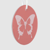 Croquis de papillon, rose corail (devant)