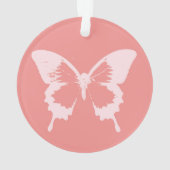 Croquis de papillon, rose corail (dos)
