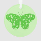 Croquis de papillon, vert citron (dos)