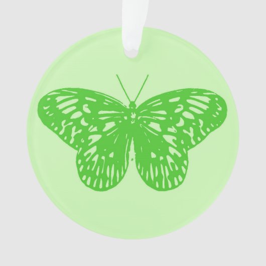 Croquis de papillon, vert citron (devant)