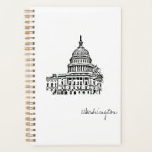 Croquis de Washington DC USA Capitol (Devant)