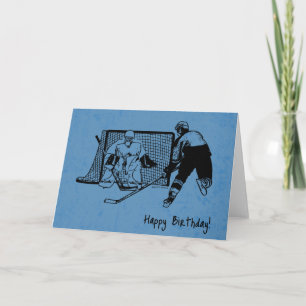 Croquis d'encre de la carte d'anniversaire de hock
